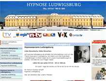 Tablet Screenshot of hypnose-ludwigsburg.de